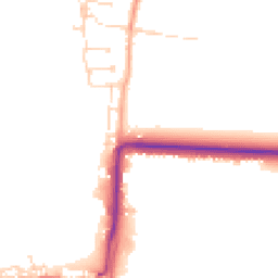Daytime road noise heatmap for DN15 8WA