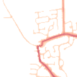 Daytime road noise heatmap for DN15 9BN