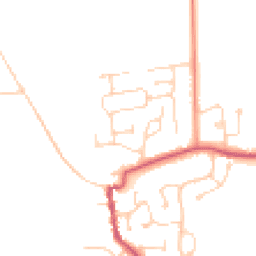 Daytime road noise heatmap for DN15 9DB