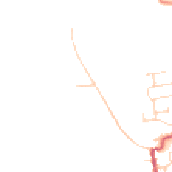 Daytime road noise heatmap for DN15 9DL