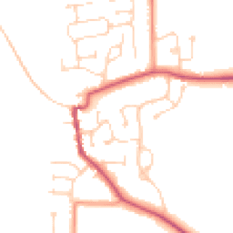 Daytime road noise heatmap for DN15 9EW