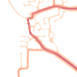 Daytime road noise heatmap for DN15 9EZ