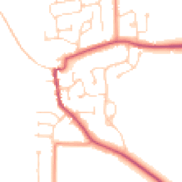 Daytime road noise heatmap for DN15 9HR