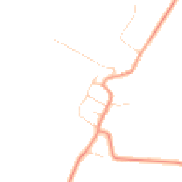 Daytime road noise heatmap for DN15 9JH