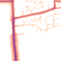 Daytime road noise heatmap for DN15 9SP
