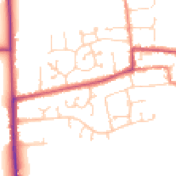 Daytime road noise heatmap for DN15 9SS