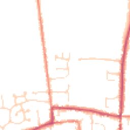 Daytime road noise heatmap for DN15 9UY