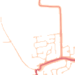 Daytime road noise heatmap for DN15 9WA
