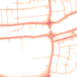 Daytime road noise heatmap for DN17 1AB