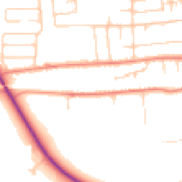 Daytime road noise heatmap for DN17 1AD