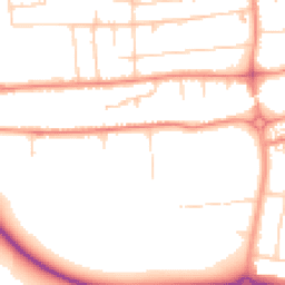 Daytime road noise heatmap for DN17 1AG