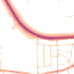 Daytime road noise heatmap for DN17 1AH
