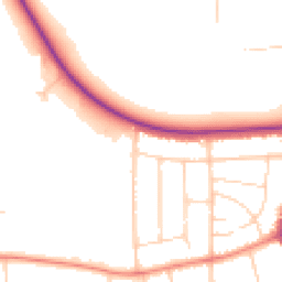 Daytime road noise heatmap for DN17 1AT