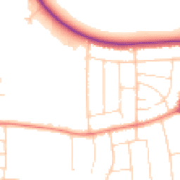 Daytime road noise heatmap for DN17 1AU
