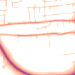 Daytime road noise heatmap for DN17 1AW