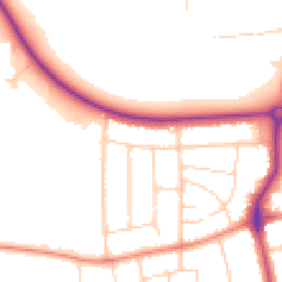 Daytime road noise heatmap for DN17 1BA