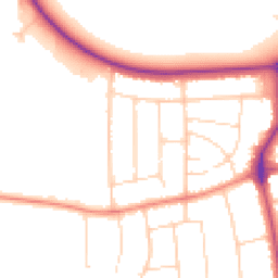 Daytime road noise heatmap for DN17 1BD