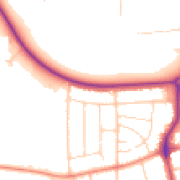 Daytime road noise heatmap for DN17 1BJ