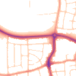 Daytime road noise heatmap for DN17 1BL