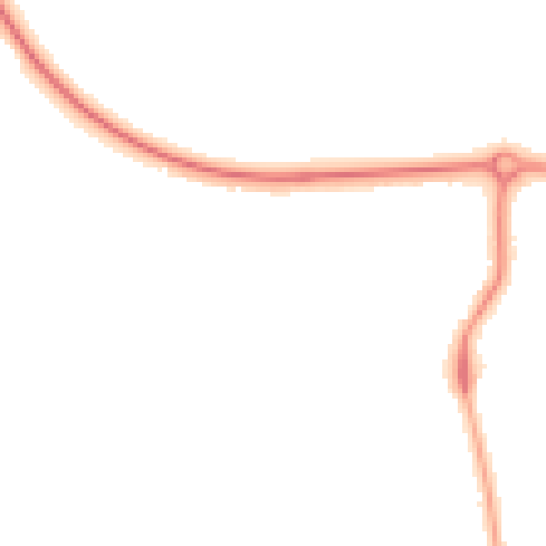 Night-time road noise heatmap for DN17 1BQ