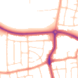 Daytime road noise heatmap for DN17 1BX