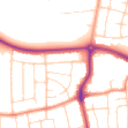 Daytime road noise heatmap for DN17 1BY