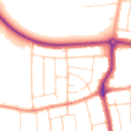 Daytime road noise heatmap for DN17 1DB