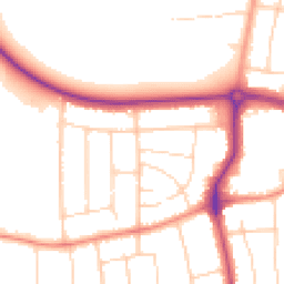 Daytime road noise heatmap for DN17 1DD
