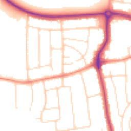 Daytime road noise heatmap for DN17 1DG