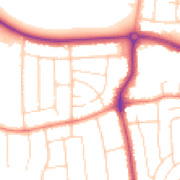 Daytime road noise heatmap for DN17 1DJ