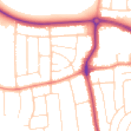 Daytime road noise heatmap for DN17 1DL