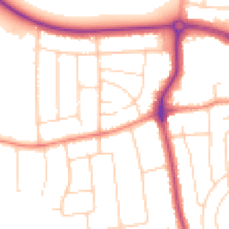 Daytime road noise heatmap for DN17 1DP