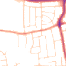 Daytime road noise heatmap for DN17 1DU