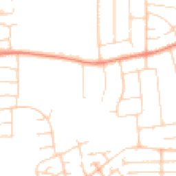 Daytime road noise heatmap for DN17 1DZ
