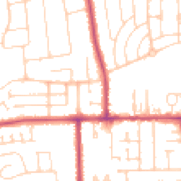 Daytime road noise heatmap for DN17 1HZ