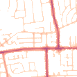 Daytime road noise heatmap for DN17 1JP