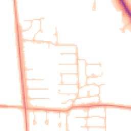 Daytime road noise heatmap for DN17 1SJ