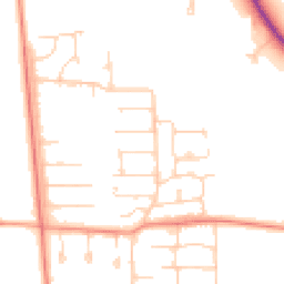 Daytime road noise heatmap for DN17 1SL