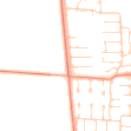 Daytime road noise heatmap for DN17 1ST