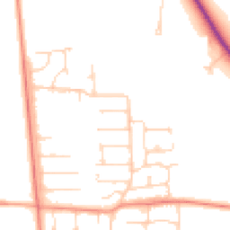 Daytime road noise heatmap for DN17 1XD