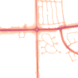 Daytime road noise heatmap for DN17 2AF