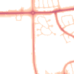 Daytime road noise heatmap for DN17 2AJ