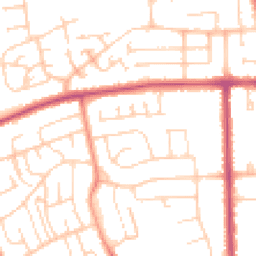 Daytime road noise heatmap for DN17 2DL