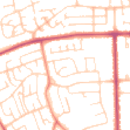 Daytime road noise heatmap for DN17 2DR