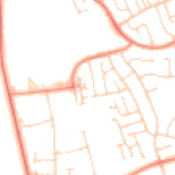 Daytime road noise heatmap for DN17 2EE