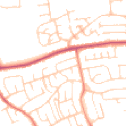 Daytime road noise heatmap for DN17 2EG
