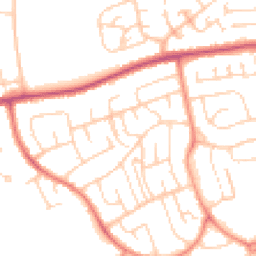 Daytime road noise heatmap for DN17 2EW