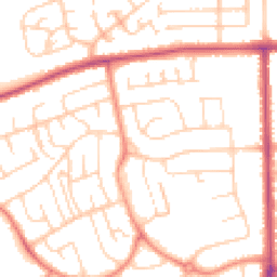 Daytime road noise heatmap for DN17 2FF