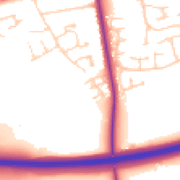 Daytime road noise heatmap for DN17 2GE