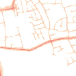 Daytime road noise heatmap for DN17 2GJ